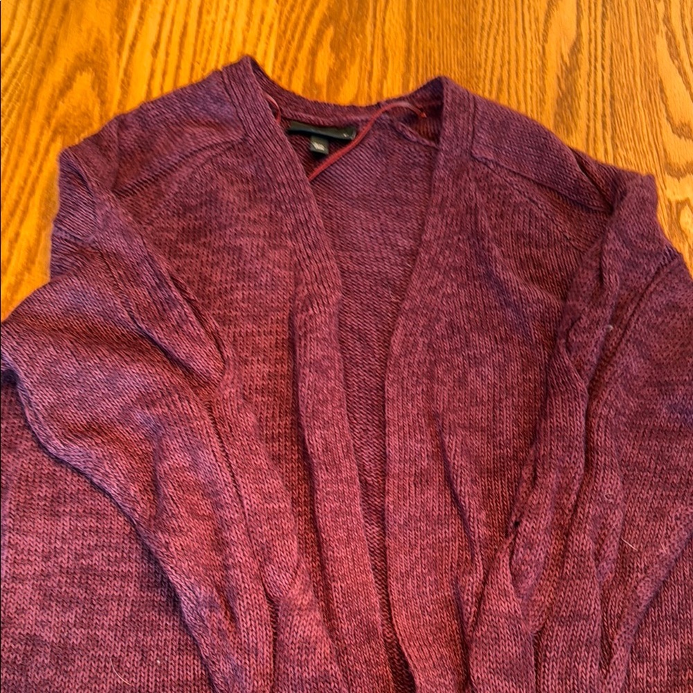 Lane Bryant Maroon Knit Sweater